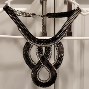 Silver and Rhinestone necklace